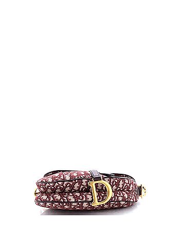 Christian Dior Saddle Handbag Oblique Canvas Medium (view 2)