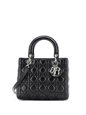 Christian Dior Lady Dior Bag Cannage Quilt Lambskin Medium (view 1)