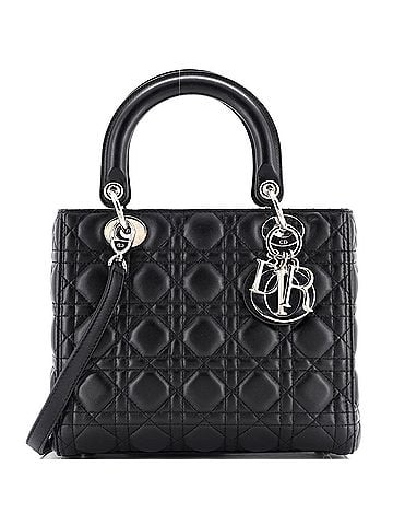 Christian Dior Lady Dior Bag Cannage Quilt Lambskin Medium (view 1)