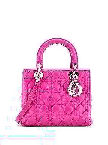 Christian Dior Lady Dior Bag Cannage Quilt Lambskin Medium (view 1)
