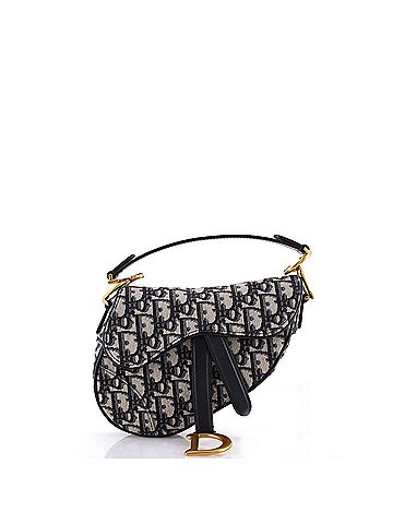 Christian Dior Saddle Handbag Oblique Canvas Mini (view 1)