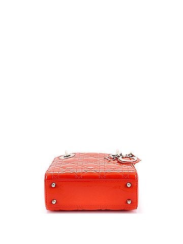 Christian Dior Lady Dior Chain Bag Cannage Quilt Patent Mini (view 2)