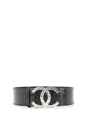 Chanel CC Logo Belt Patent Extra Wide (view 2)
