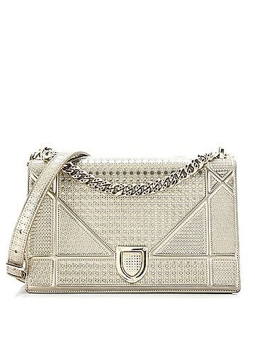 Christian Dior Diorama Flap Bag Cannage Embossed Calfskin Medium (view 1)