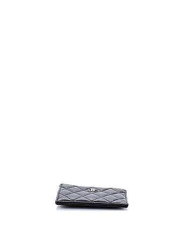 Chanel CC Zip Card Holder Quilted Caviar (view 2)