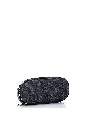Louis Vuitton Glasses Case Monogram Eclipse Canvas and Leather GM (view 2)