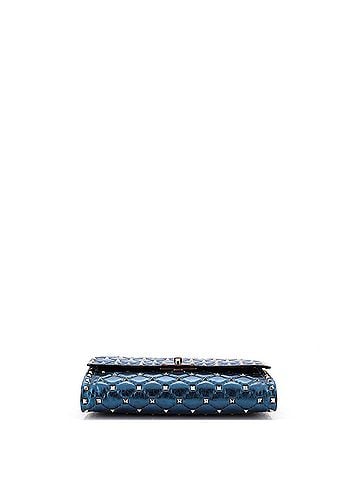 Valentino Garavani Rockstud Spike Wallet on Chain Quilted Leather Small (view 2)