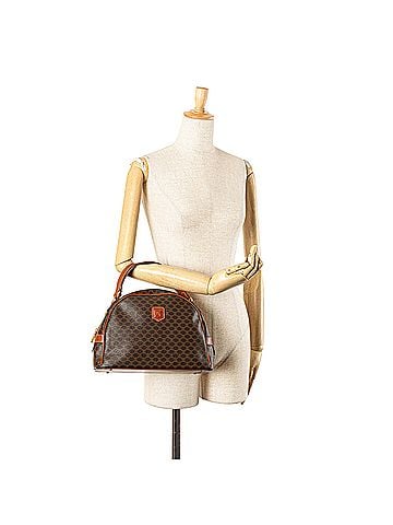 Céline Macadam Coated Canvas Handbag (view 2)