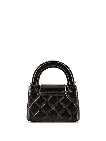 Chanel Kelly Top Handle Clutch with Chain Quilted Shiny Aged Calfskin (view 2)