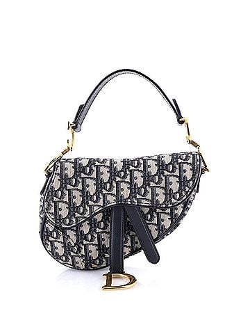 Christian Dior Saddle Handbag Oblique Canvas Mini (view 1)