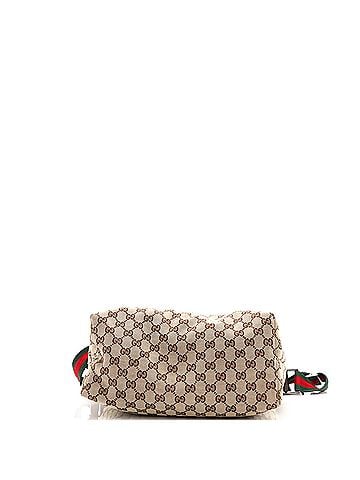 Gucci Front Pocket Web Messenger GG Canvas Medium (view 2)