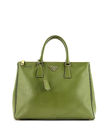 Prada Double Zip Lux Tote Saffiano Leather Large (view 1)