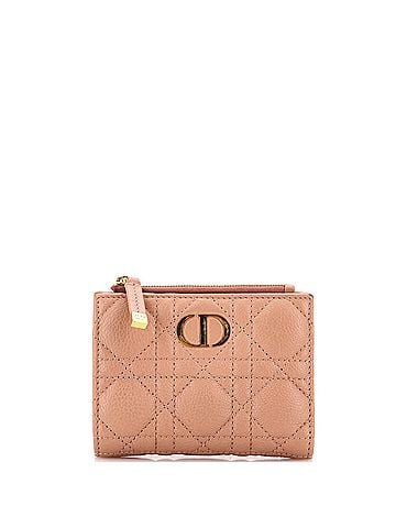 Christian Dior Caro Dahlia Wallet Cannage Calfskin (view 1)