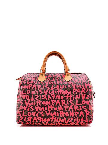 Louis Vuitton Speedy Handbag Limited Edition Monogram Graffiti 30 (view 1)