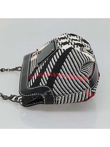 Burberry Nova Check Multicolour Canvas Shoulder Bag (view 2)