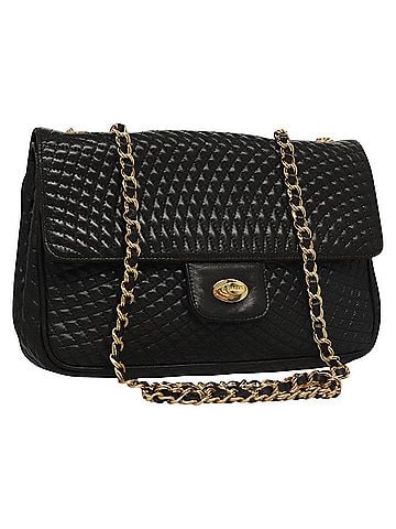 Bally Black Leather Shoulder Bag (view 1)