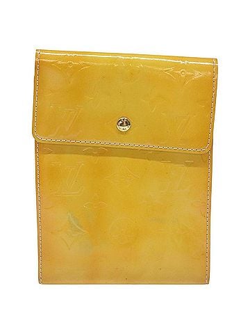 Louis Vuitton Kenmare Yellow Patent Leather Clutch Bag (view 1)