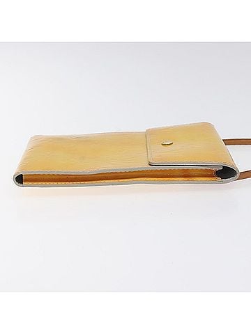 Louis Vuitton Kenmare Yellow Patent Leather Clutch Bag (view 2)