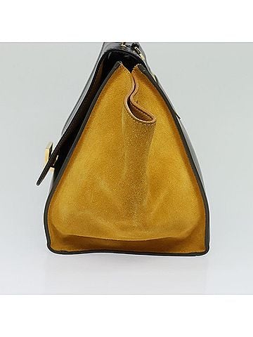 Céline Trapèze Black Leather Tote Bag (view 2)