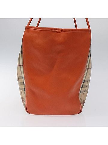 Burberry Nova Check Beige Canvas Tote Bag (view 2)
