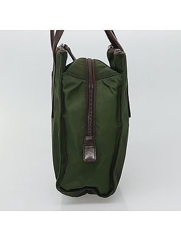 Prada Tessuto Khaki Synthetic Tote Bag (view 2)
