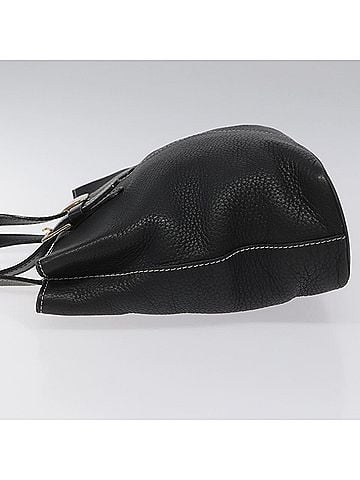 Burberry Nova Check Black Leather Tote Bag (view 2)
