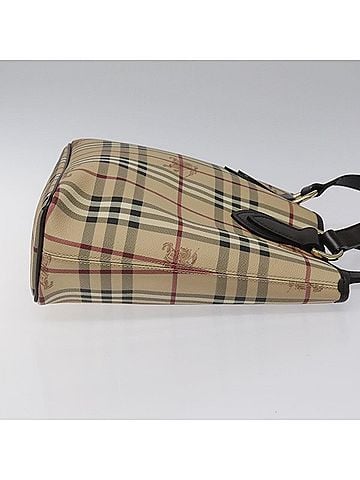 Burberry Nova Check Beige Canvas Tote Bag (view 2)