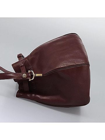 Cartier Must De  Burgundy Leather Shoulder Bag (view 2)