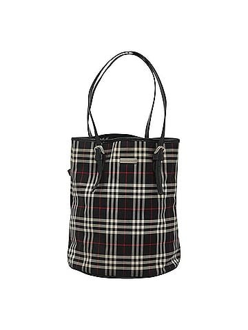 Burberry Nova Check Multicolour Synthetic Tote Bag (view 1)
