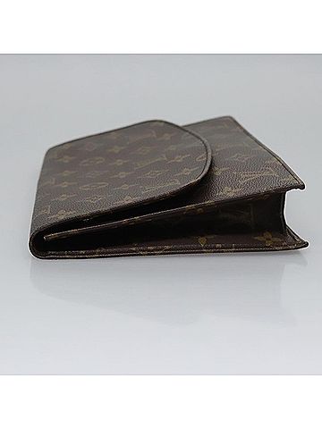 Louis Vuitton Rabat Brown Canvas Clutch Bag (view 2)