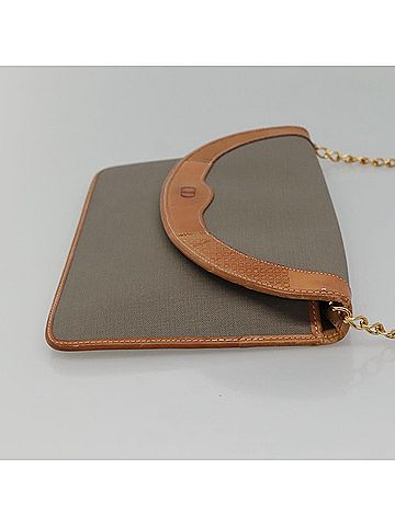 Dior Cd Grey Canvas Clutch Bag (view 2)