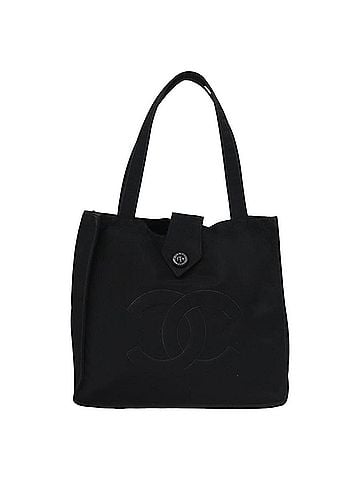 Chanel Coco Mark Black Synthetic Handbag (view 1)