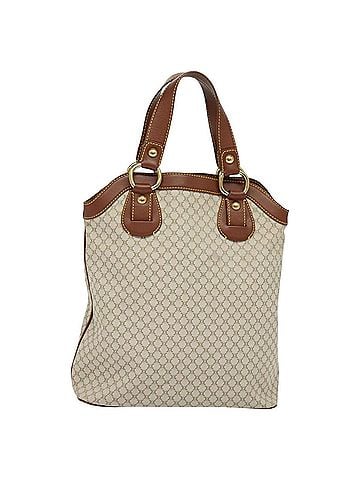 Céline Macadam Beige Canvas Tote Bag (view 1)