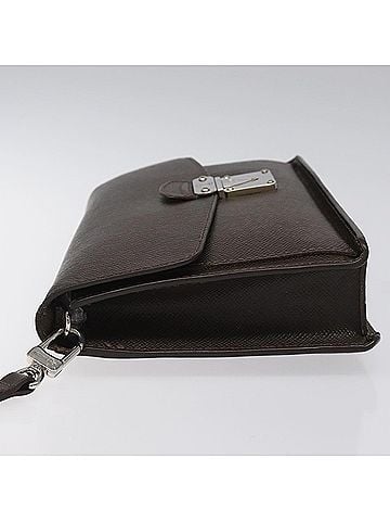 Louis Vuitton Belaia Brown Calfskin Clutch Bag (view 2)