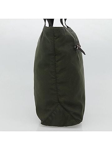 Prada Re-Nylon Khaki Synthetic Tote Bag (view 2)