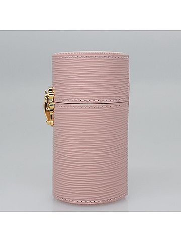 Louis Vuitton Pink Leather Clutch Bag (view 2)
