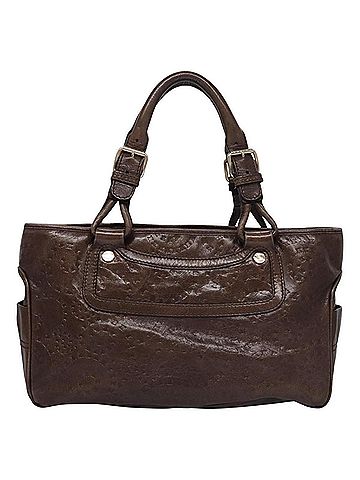 Céline Boogie Brown Leather Tote Bag (view 1)