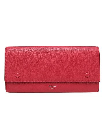 Céline Multifunction Red Leather Wallet (view 1)