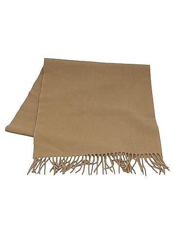 Dior Beige Wool Scarf (view 1)