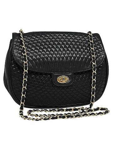 Bally Black Leather Shoulder Bag (view 1)