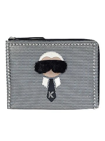 Fendi Grey Leather Clutch Bag (view 1)