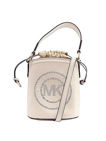 Michael Kors Beige Leather Shopper Bag (view 1)