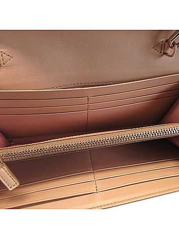 MCM Visetos Gold Leather Wallet (view 2)