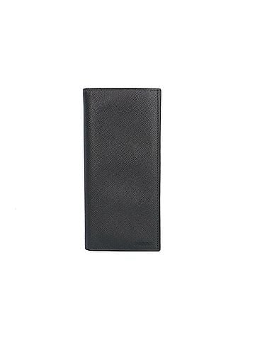 Prada Saffiano Black Leather Wallet (view 1)