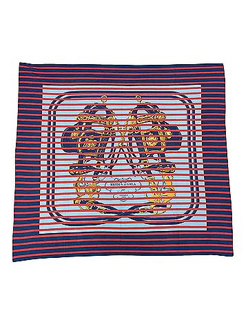Hermès Carré 90 Navy Silk Scarf (view 1)