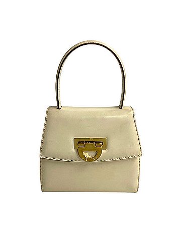 Céline Beige Leather Handbag (view 1)
