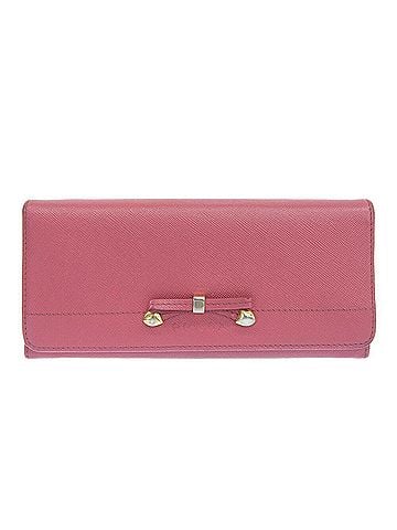 Prada Ribbon Pink Leather Wallet (view 1)