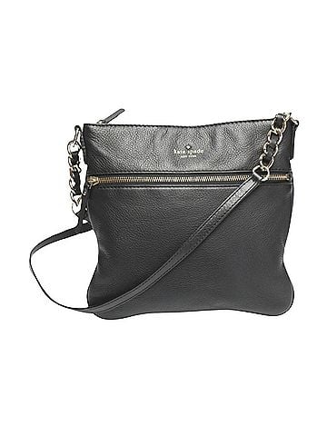 Kate Spade New York Black Leather Shopper Bag (view 1)