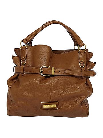 Burberry Brown Leather Tote Bag (view 1)