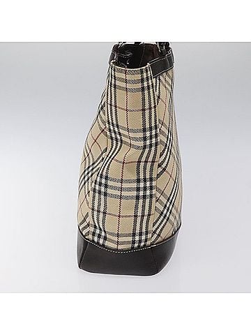 Burberry Nova Check Beige Canvas Handbag (view 2)